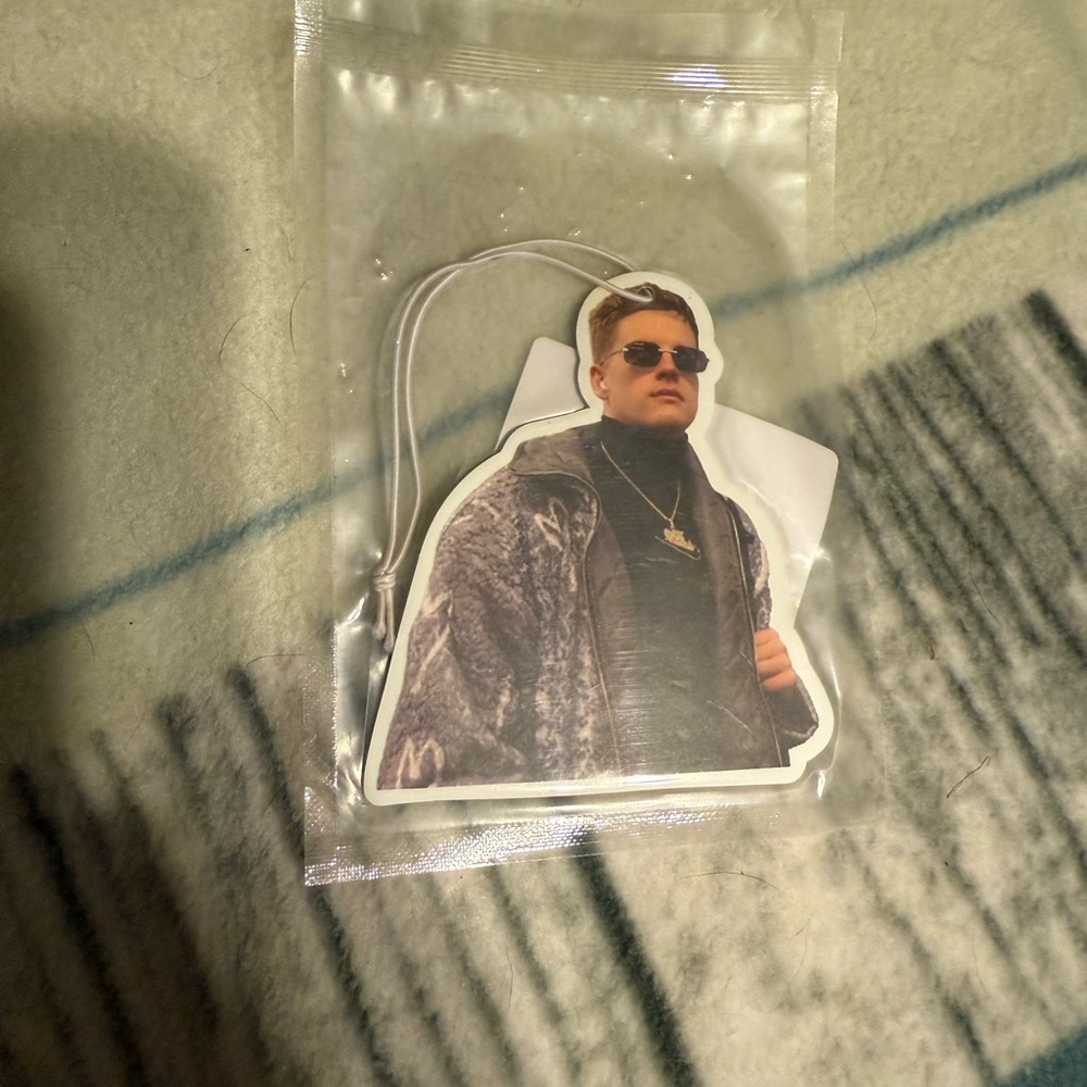 Nwt joe burrow air freshener for car